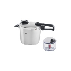 Fissler Vitavit Premium Snelkookpan met Inzet en Finecut, 6L