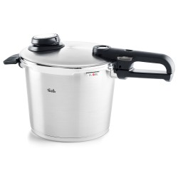 Fissler Vitavit Premium Snelkookpan met Inzet + Kookboek, 6L