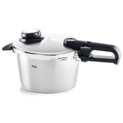 Fissler Vitavit Premium Snelkookpan met Inzet + Kookboek, 4,5L